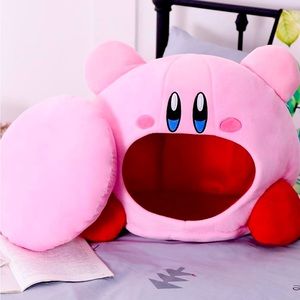 Pink Kirby Plush Pillow / Pet Nest (small)